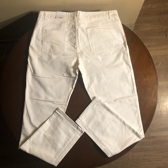 NWT Fashion Nova Men Terrence Skinny jeans - White Size 42 - Picture 2 of 9